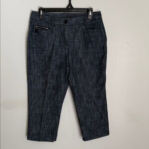 New Directions Charcoal Cropped Pants